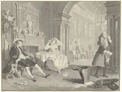 In de aanvang van 't slechte huyshouwen der Jonge luyden (...)