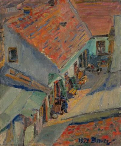 In front of the House