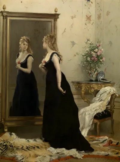 In Front of the Mirror
