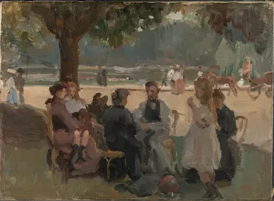 In het Bois de Boulogne bij Parijs