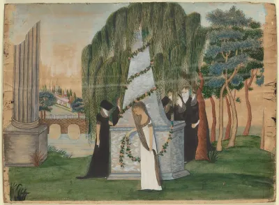 In Memoriam - Column at Left