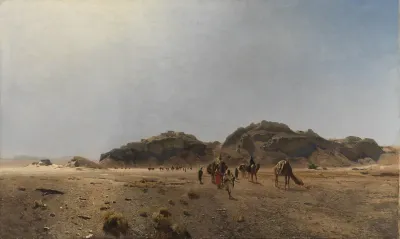 In the Araba desert