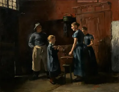 In the fisherman's house