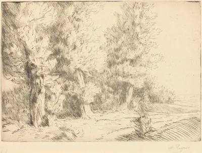 In the Forest of Fontainebleau  (Dans la foret de Fontainebleau)