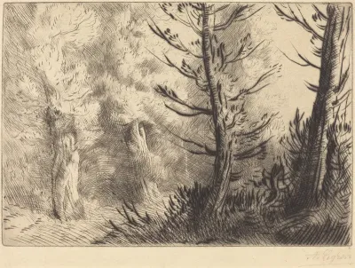 In the Forest of Fontainebleau (Dans le foret de Fontainebleau)