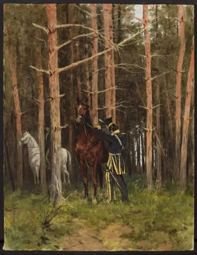 In the forest (Uhlans’ post)