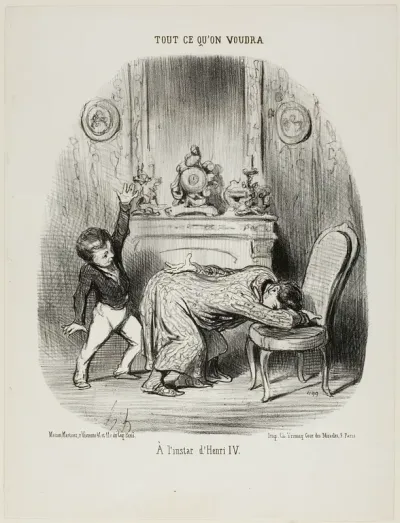 In the manner of Henry IV, from Tout Ce Qu'on Voudra