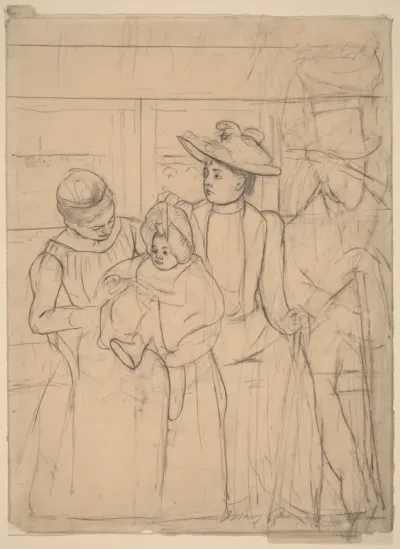 In the Omnibus [recto]