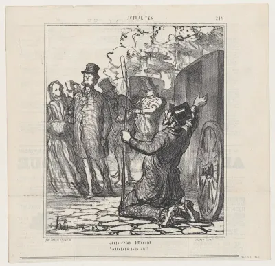 In the past it was different. Let us try to remember, from 'News of the day,' published in Le Charivari, November 29, 1867