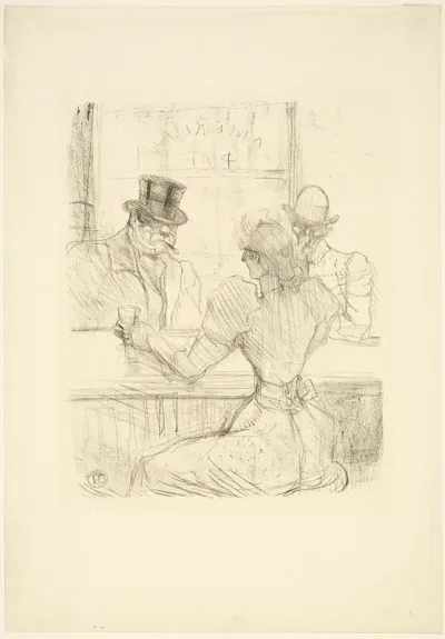 In the Picton Bar (American Bar), rue Scribe