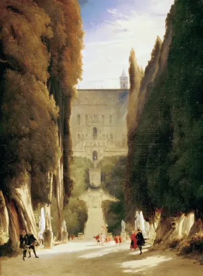In Villa d’Este park
