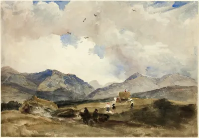 In Wales between Bangor and Capel Curig