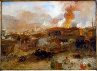 Incendie à Constantinople