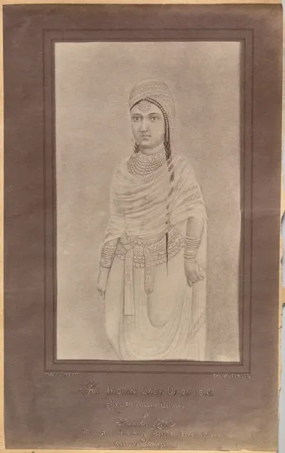 Indian Lady 250 BC (verso, right)