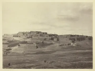 Indian Pueblo, Zuni, N.M. View from the South