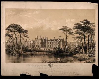 Infant Orphan Asylum, Snaresbrook, Essex: perspective view