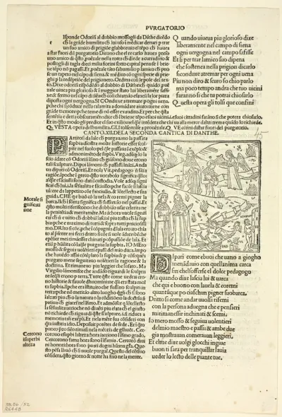Inferno: Canto XII (Circle Seven, First Ring) from Divina Commedia (Divine Comedy), Plate 52 from Woodcuts from Books of the 15th Century