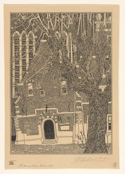 Ingang van de Grote of Sint-Nicolaaskerk te Monnickendam