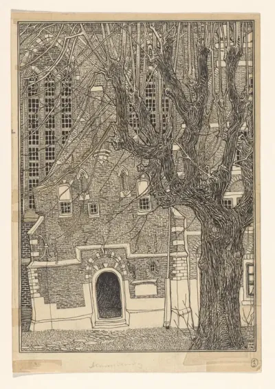 Ingang van de Grote of Sint-Nicolaaskerk te Monnickendam