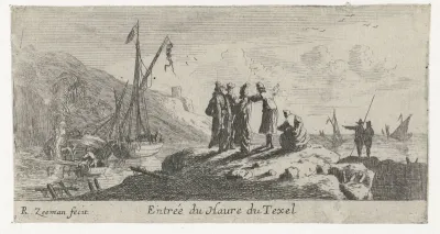 Ingang van de rede van Texel