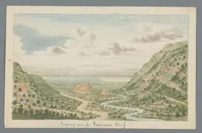 Ingang van de Roodesandskloof