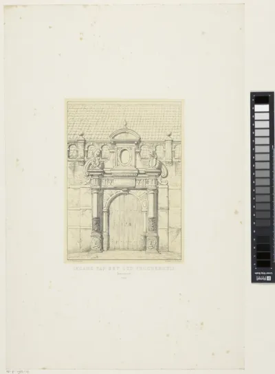 Ingang van het Bagijnhof Dordrecht