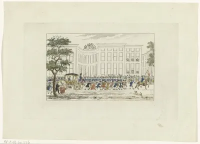 Inhaling van de prins van Oranje, 1787