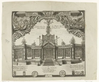 Inhuldiging van keizer Karel VI als hertog van Brabant te Brussel, 1717