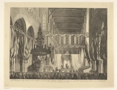Inhuldiging van Willem I Frederik als soeverein vorst
