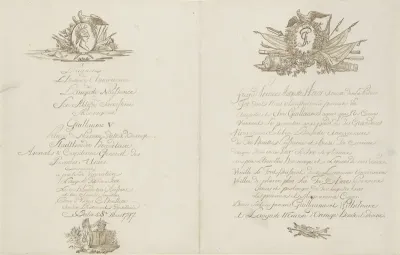 Initialen van Willem V, prins van Oranje-Nassau