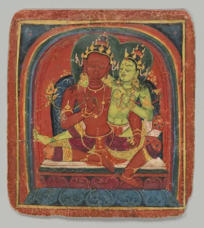 Initiation Card (Tsakalis): Bodhisattva Samantabhadhra