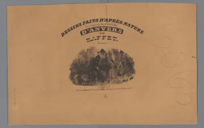 Inlegvel bij de serie prenten over het beleg van de Citadel van Antwerpen, 1832
