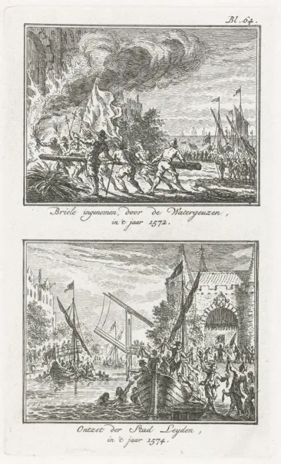 Inname van Brielle, 1572, en ontzet van Leiden, 1574