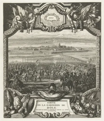 Inname van de stad Dole door de Franse troepen, 1674