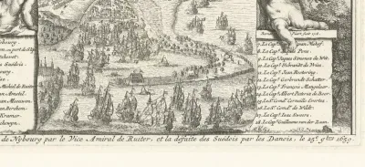 Inname van de stad Nyborg door Michiel Adriaenszoon de Ruyter, 1659