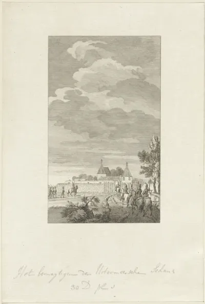 Inname van de Uitermeersche schans, 1787