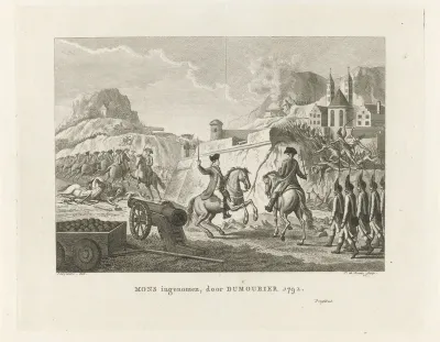 Inname van Mons, 1792