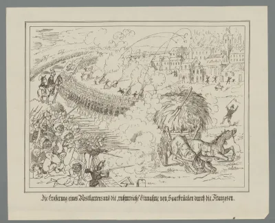 Inname van Saarbrücken door de Fransen