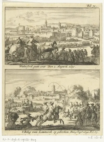 Inname van Waterford en het beleg van Limerick opgebroken, 1690