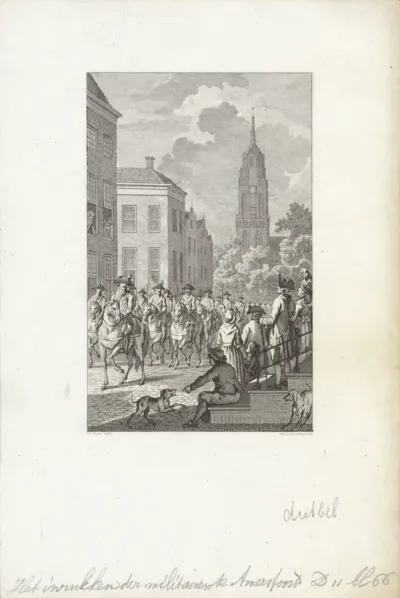 Inrukken van militairen in Amersfoort, 1785