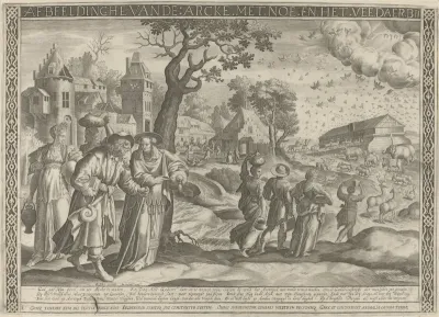 Inscheping van de ark van Noach