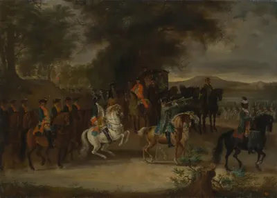 Inspection of a Cavalry Regiment