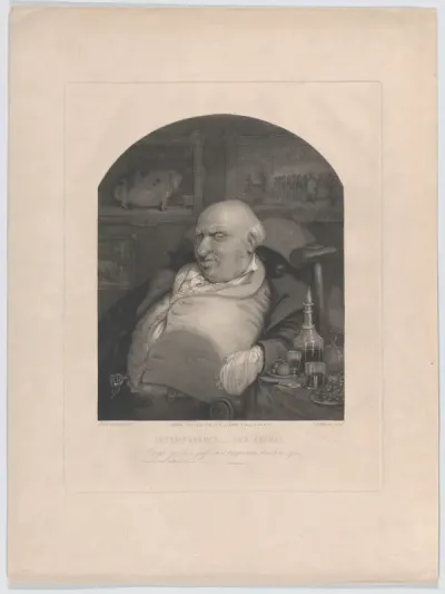 Intemperance.–The Animal: "Though you can guess what temperance should be, You know not what it is"–Shakespeare