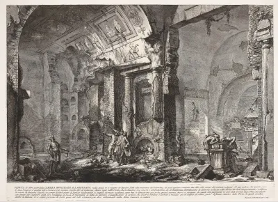 Interieur graftombe Arruntius familie