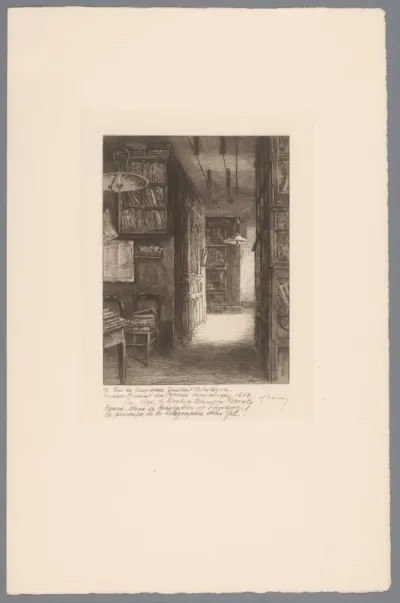 Interieur in het Institut Catholique in 70 rue de Vaugirard in Parijs