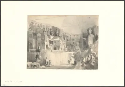 Interieur van de Beeldenzaal in het Oude Doolhof