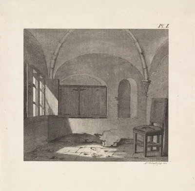 Interieur van de IJzeren Kapel in de Oude Kerk te Amsterdam