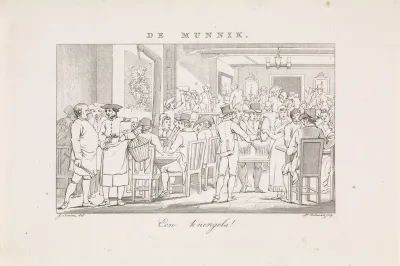 Interieur van De Munnik in Amsterdam, 1808