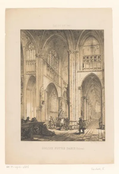 Interieur van de Onze-Lieve-Vrouw-over-de-Dijlekerk