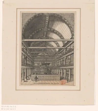 Interieur van de Oude Lutherse Kerk te Amsterdam